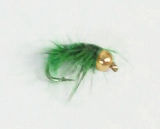 NYMPH Green Scud Bead Head - 1 dozen